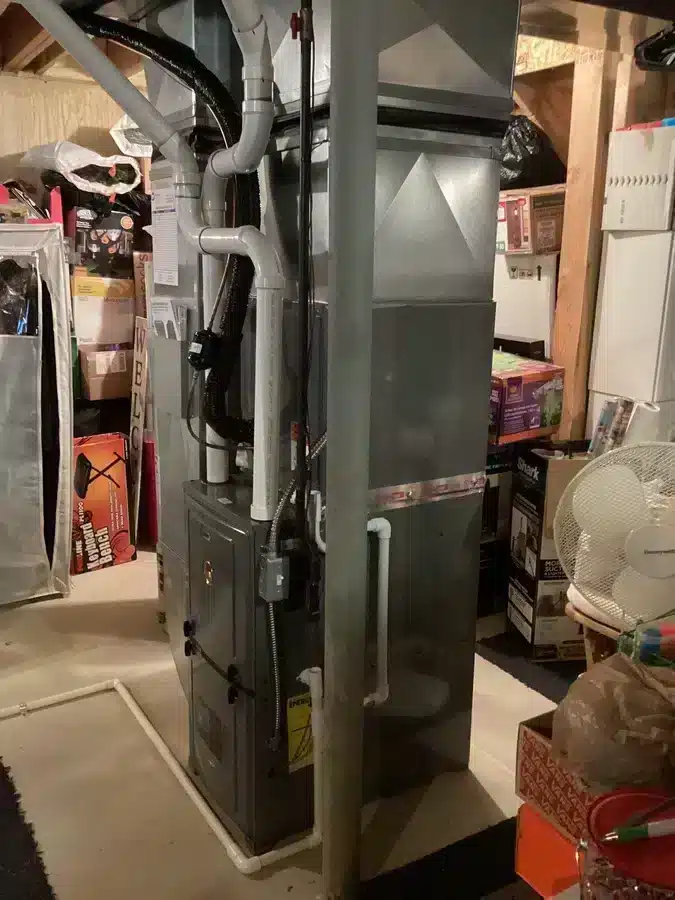 HVAC system in residential home in Ann Arbor, MI.