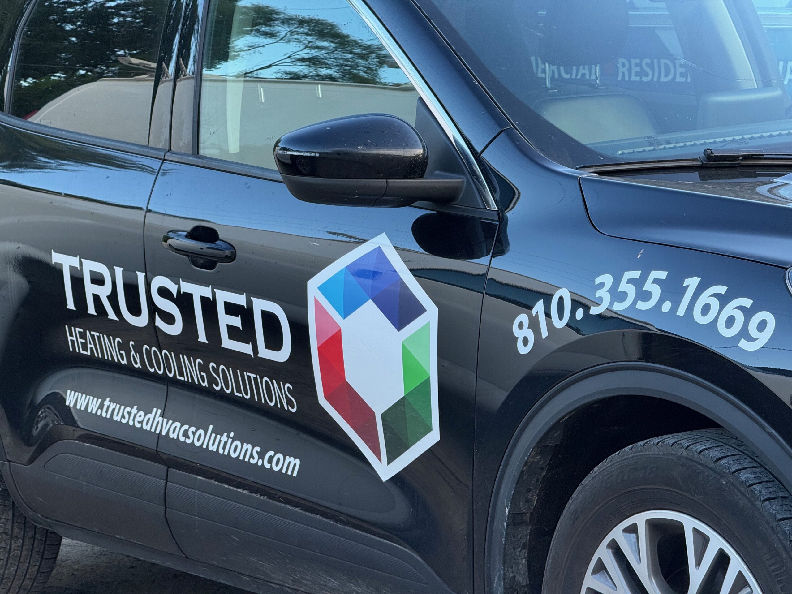 Trusted HVAC Solutions service truck